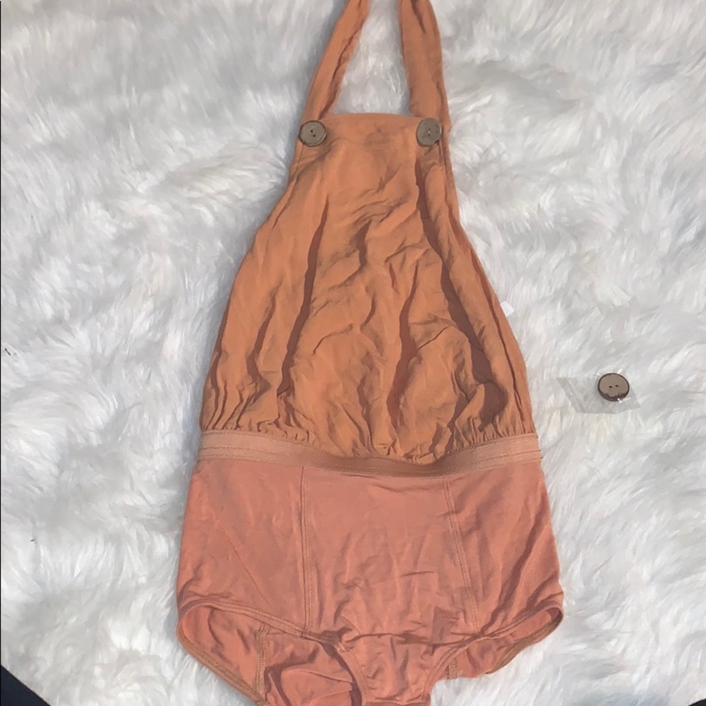 Free People Rustic Orange Body Suit